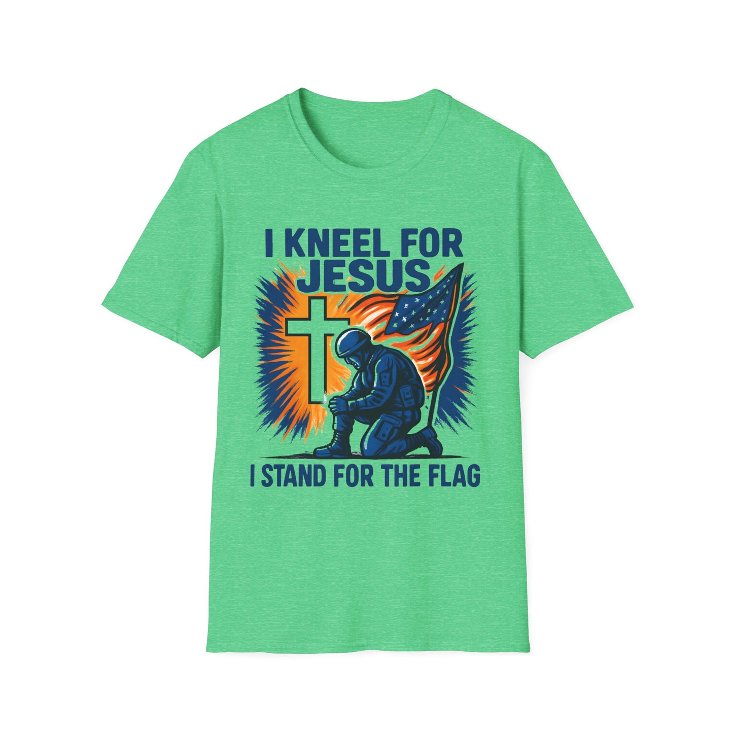 I Kneel for Jesus, I Stand for the Flag