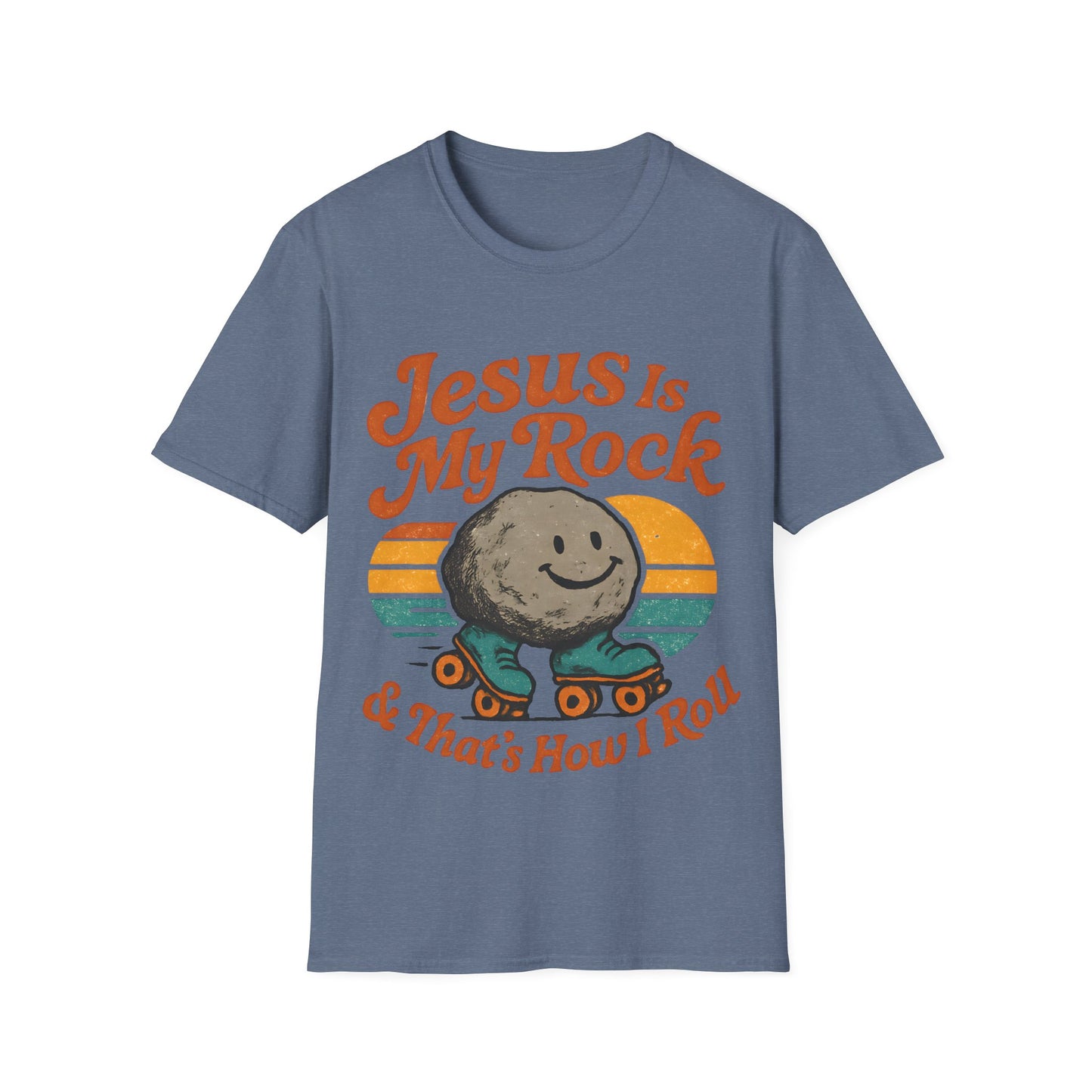 Retro Jesus Is My Rock T-Shirt