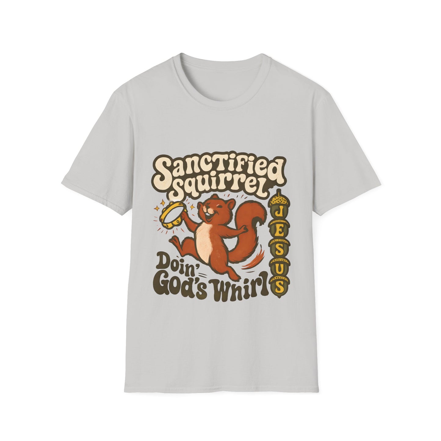 Sanctified Squirrel Jesus Graphic Tee