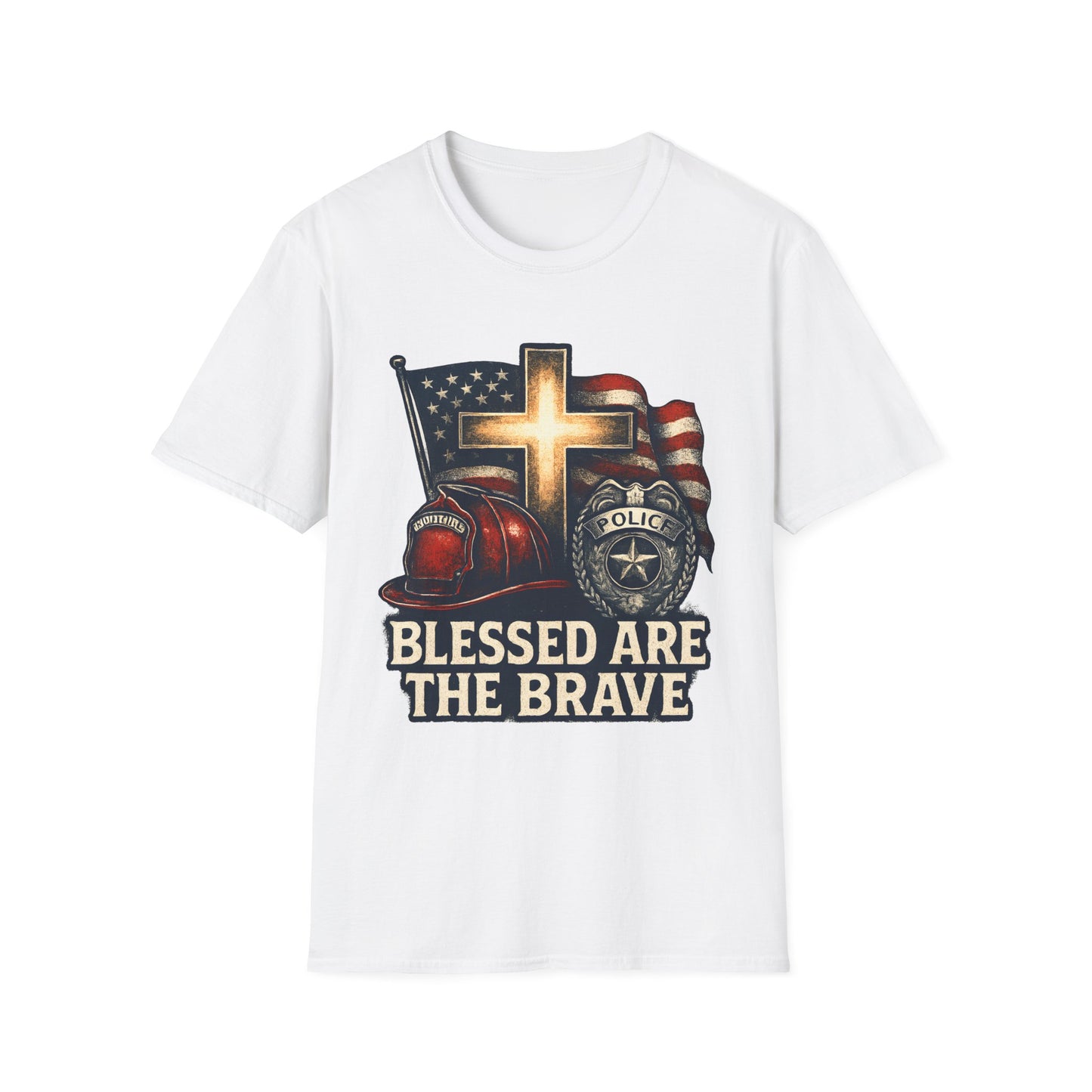 Blessed Are The Brave Firefighter and Police