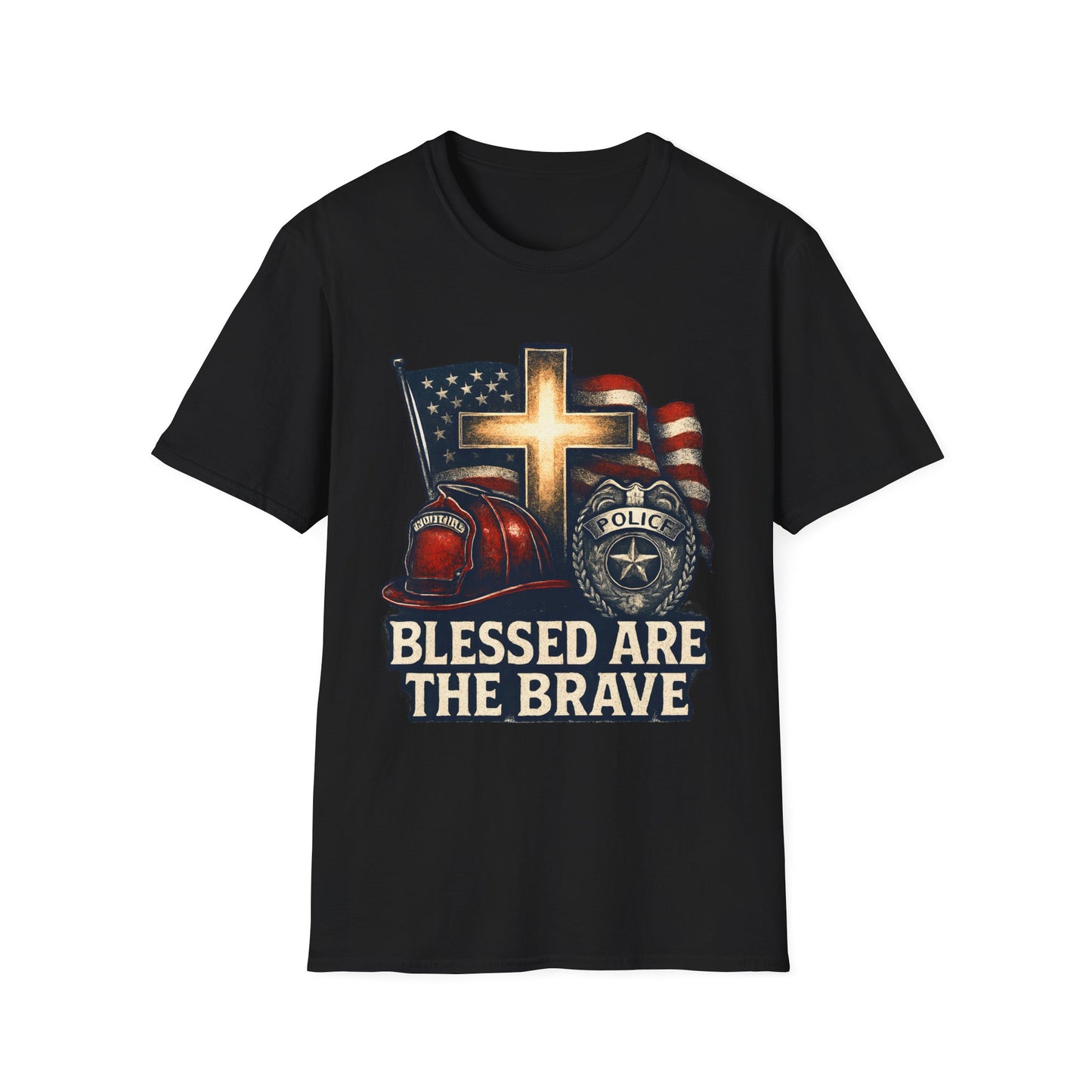 Blessed Are The Brave Firefighter and Police