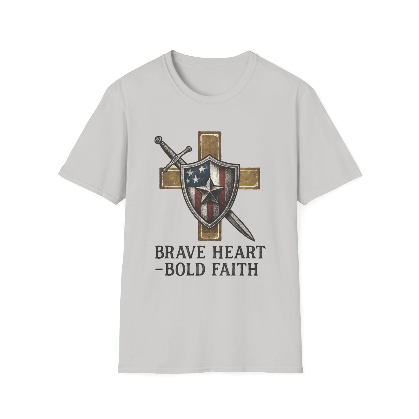 Brave Heart Bold Faith Tee