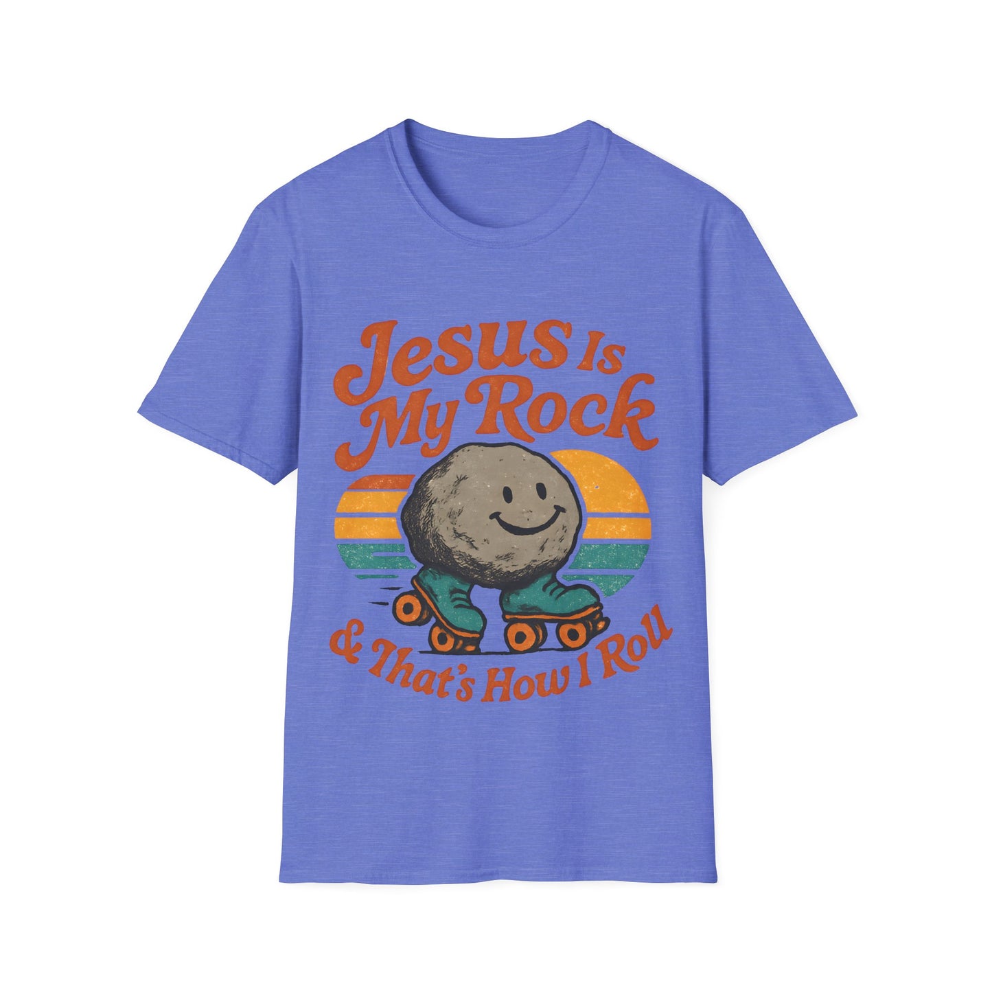 Retro Jesus Is My Rock T-Shirt