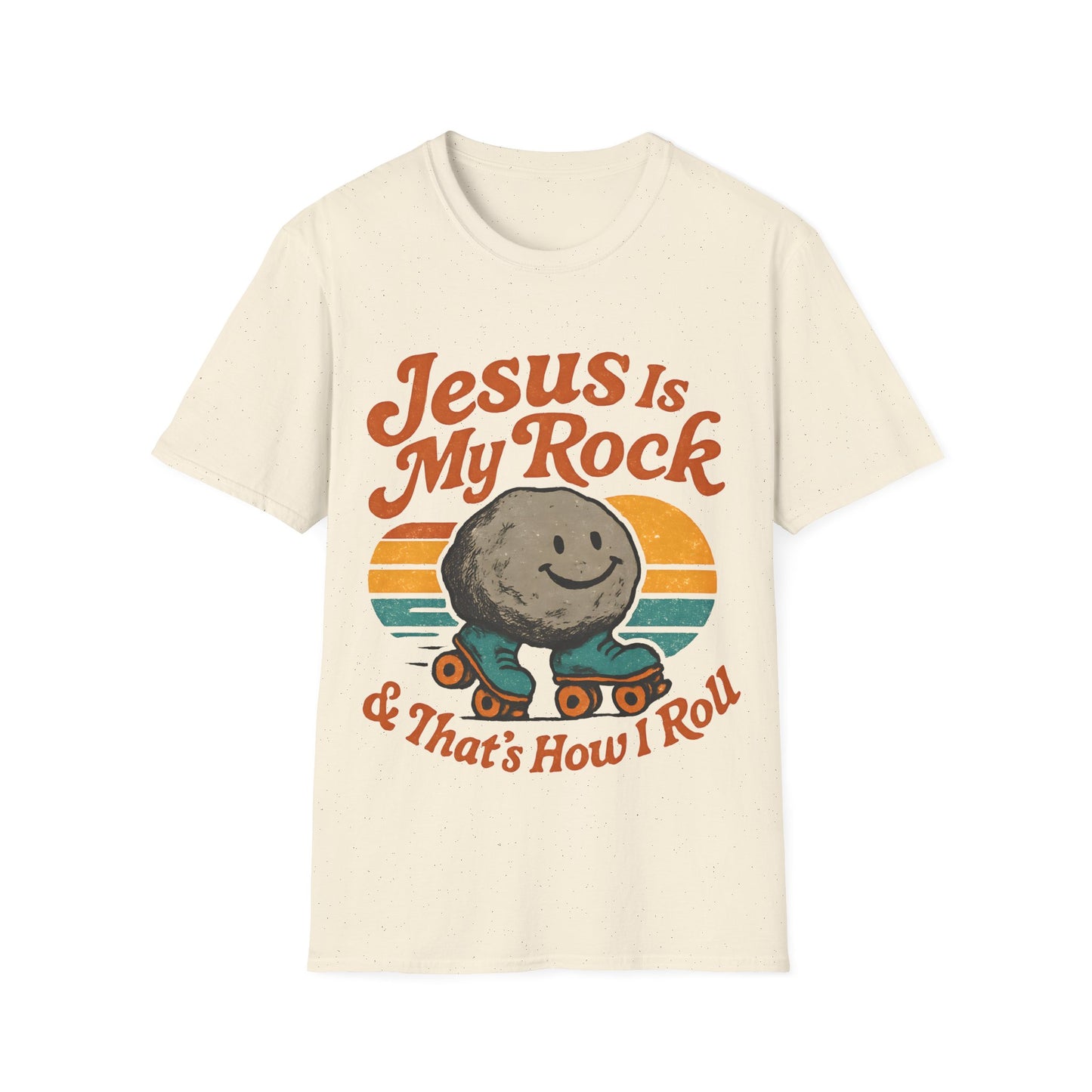 Retro Jesus Is My Rock T-Shirt