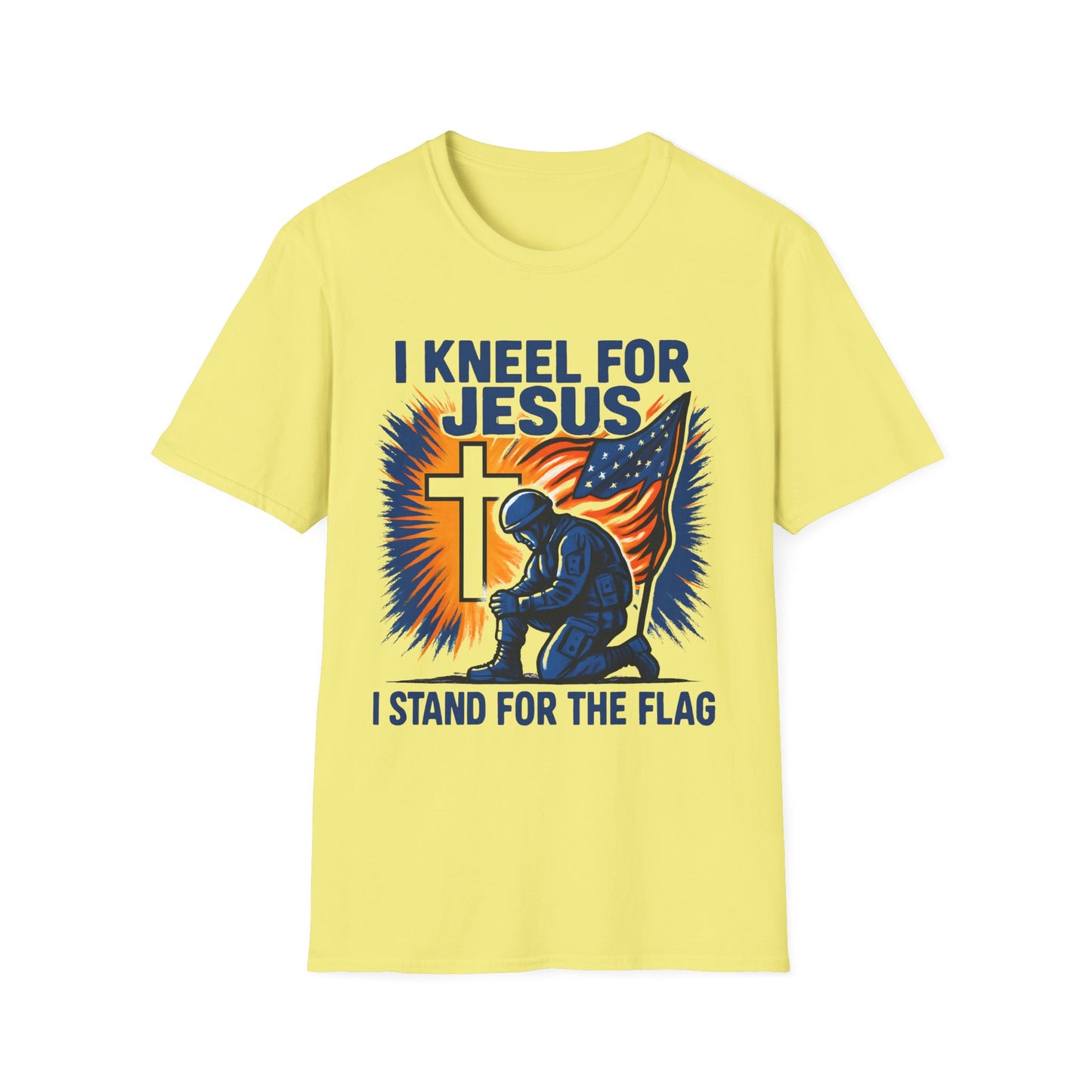 I Kneel for Jesus, I Stand for the Flag