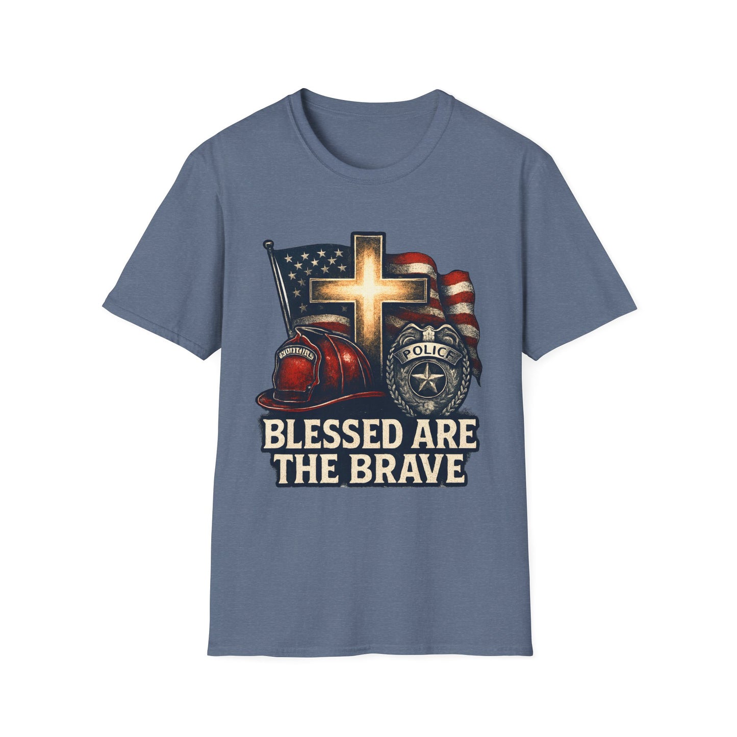 Blessed Are The Brave Firefighter and Police