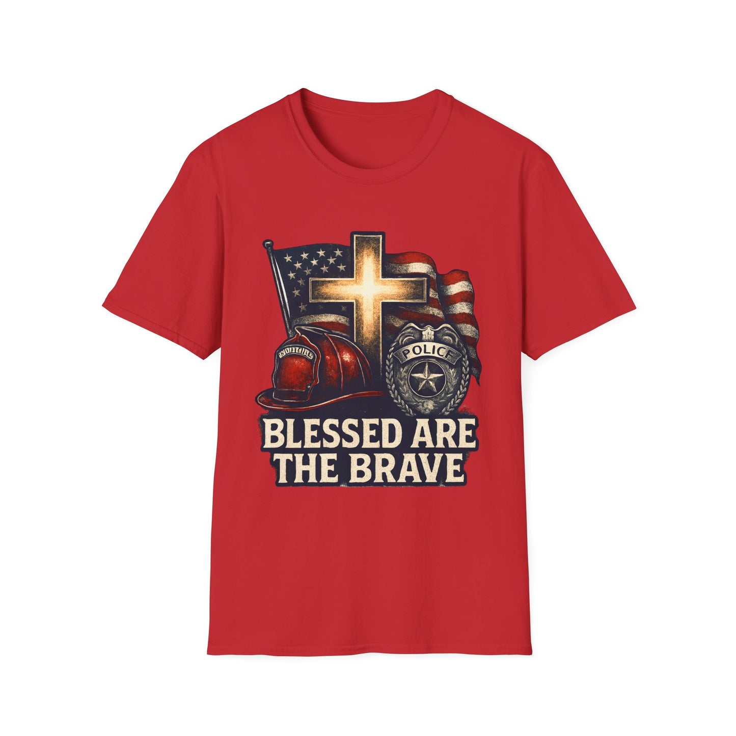 Blessed Are The Brave Firefighter and Police