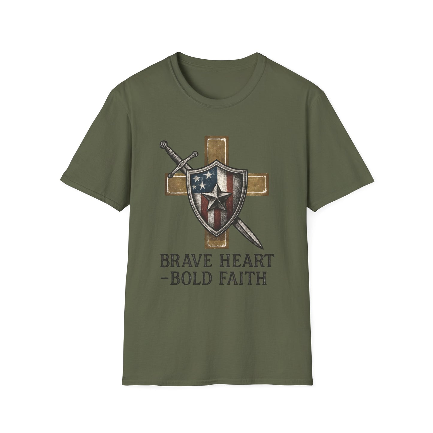Brave Heart Bold Faith Tee