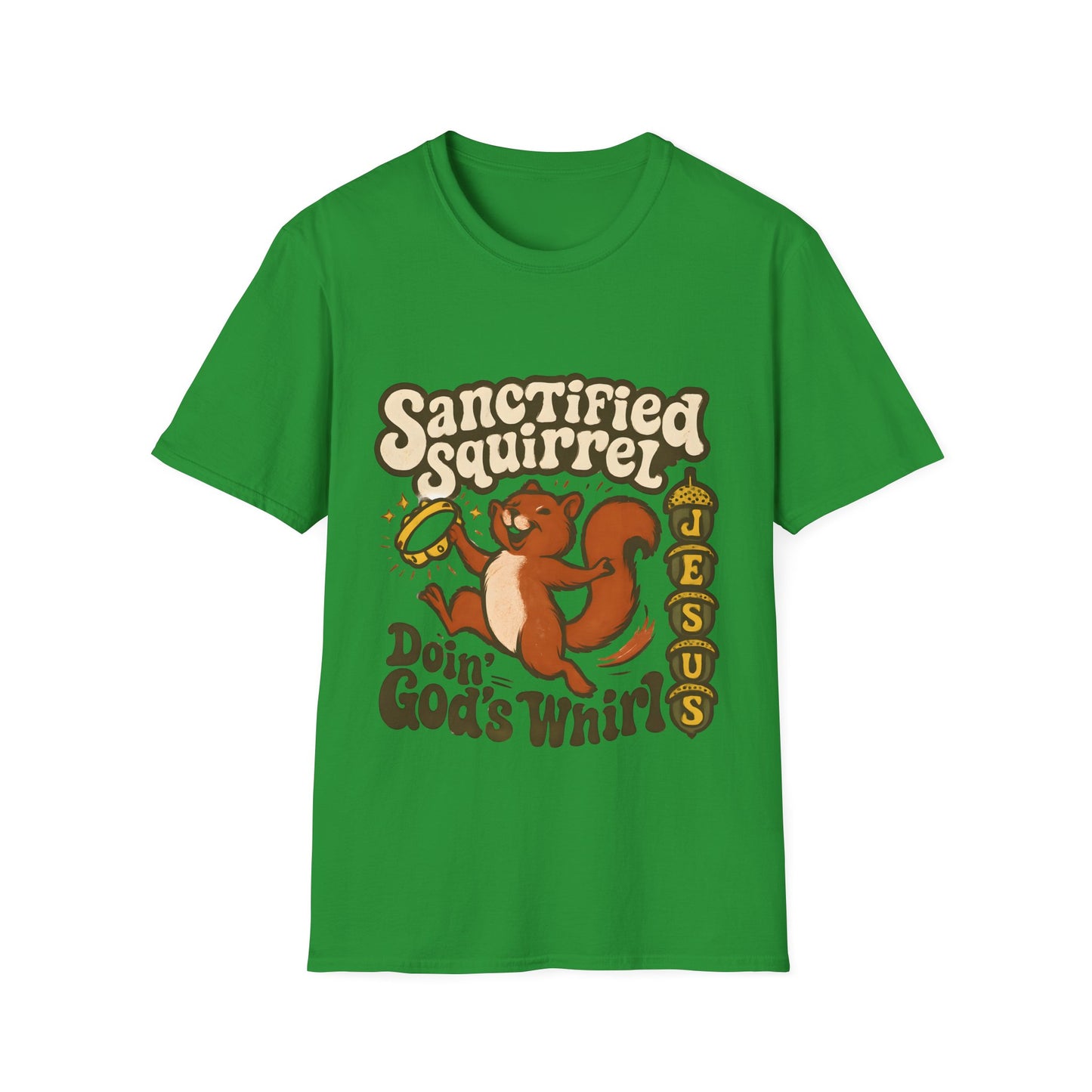 Sanctified Squirrel Jesus Graphic Tee