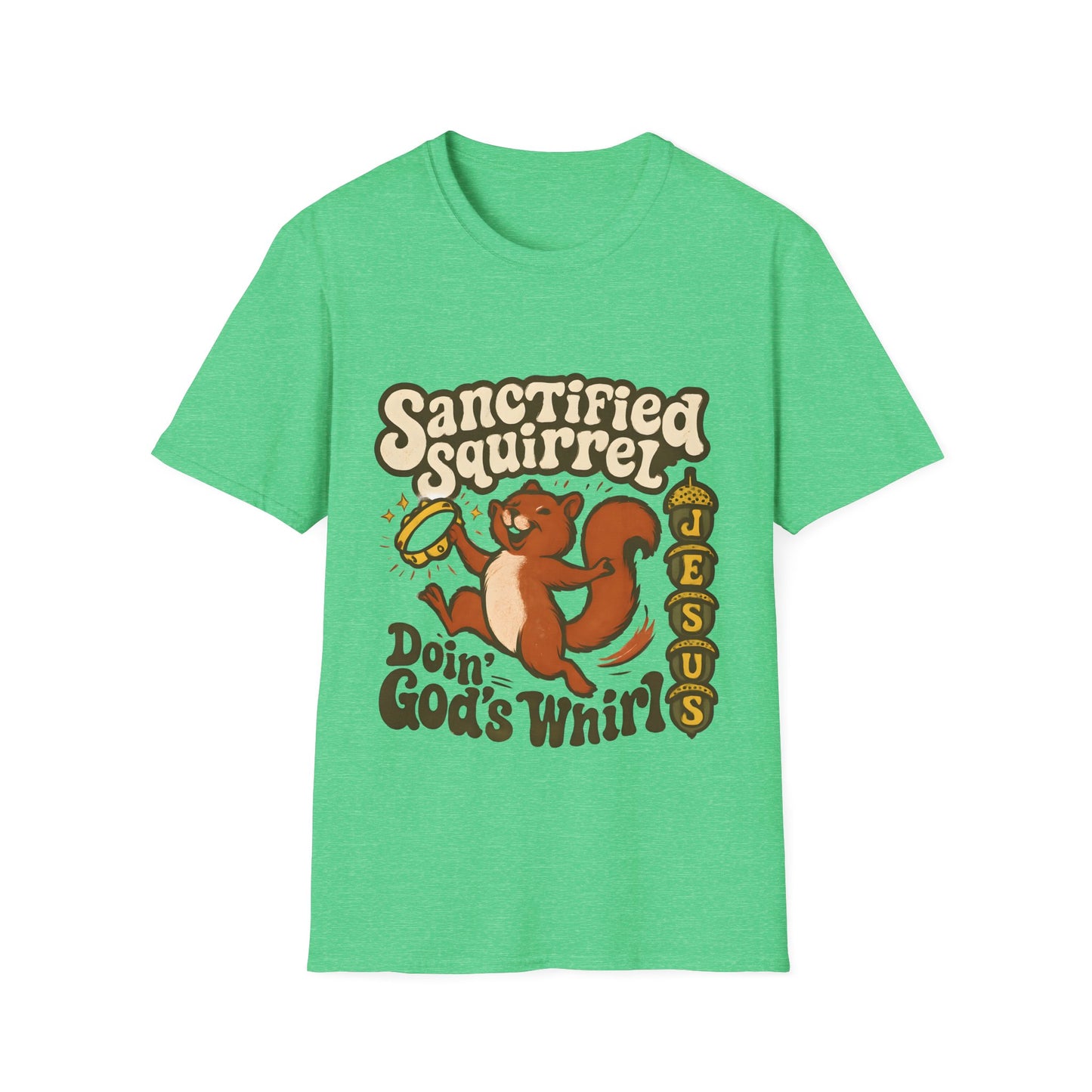Sanctified Squirrel Jesus Graphic Tee