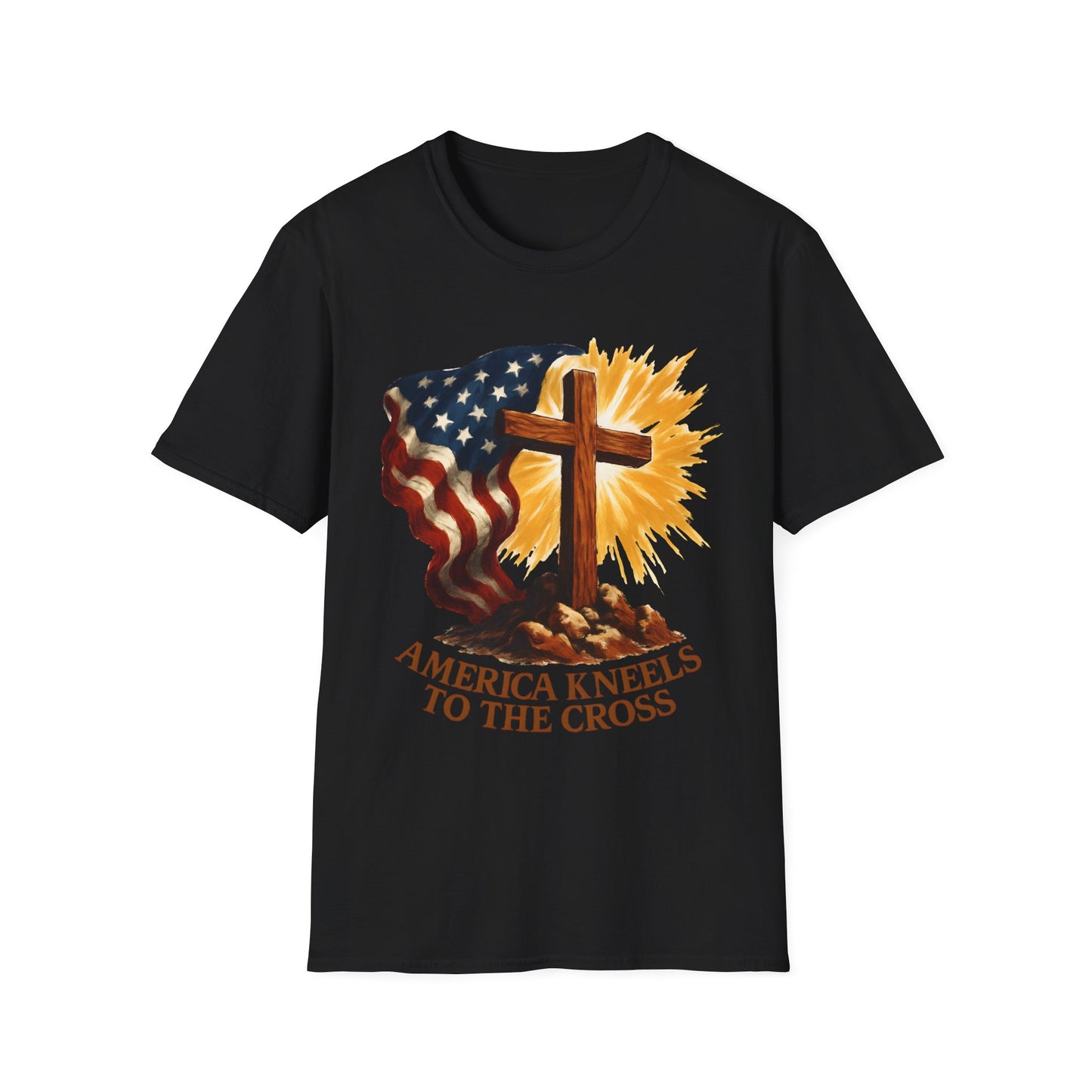 America Kneels to the Cross Tee