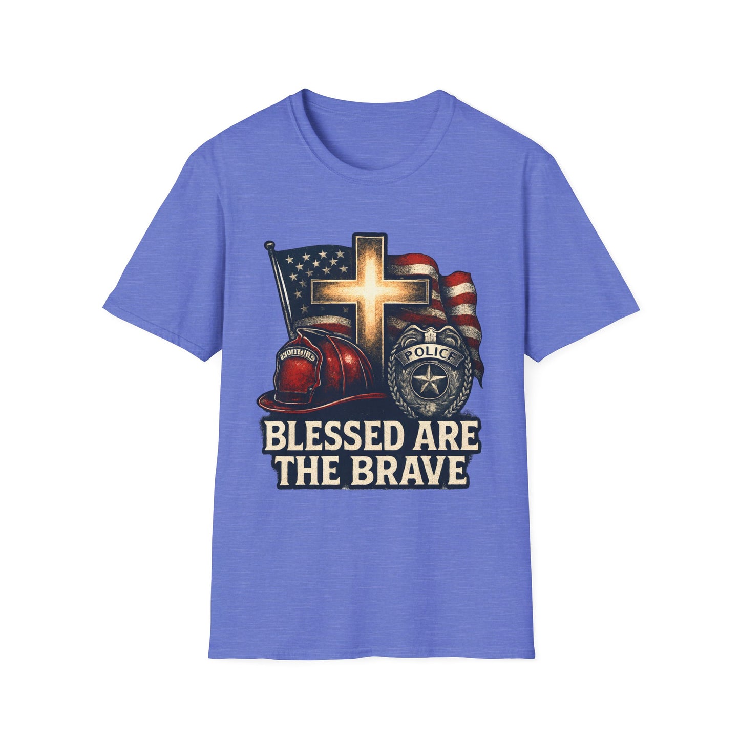 Blessed Are The Brave Firefighter and Police