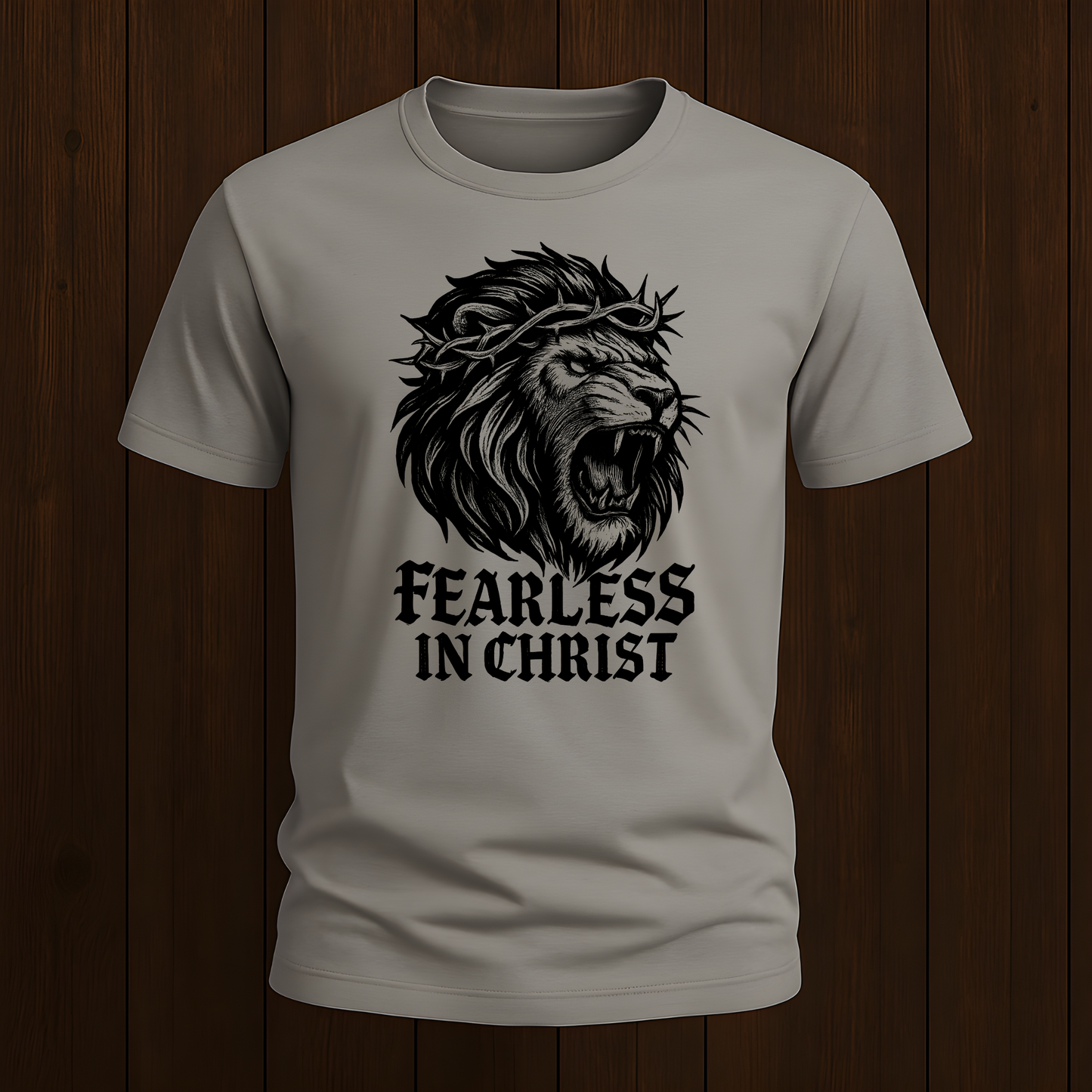 Fearless in Christ Lion T-Shirt