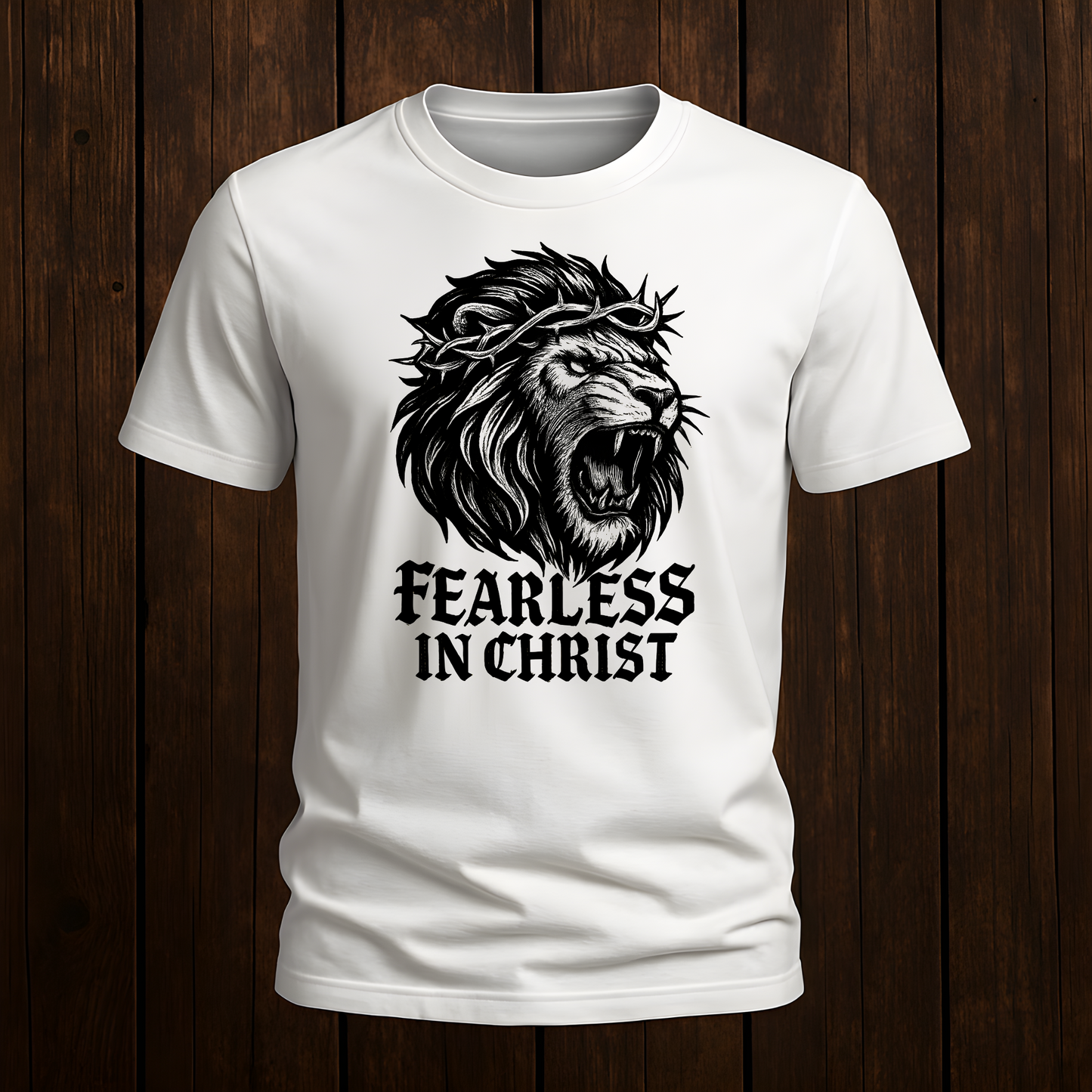 Fearless in Christ Lion T-Shirt