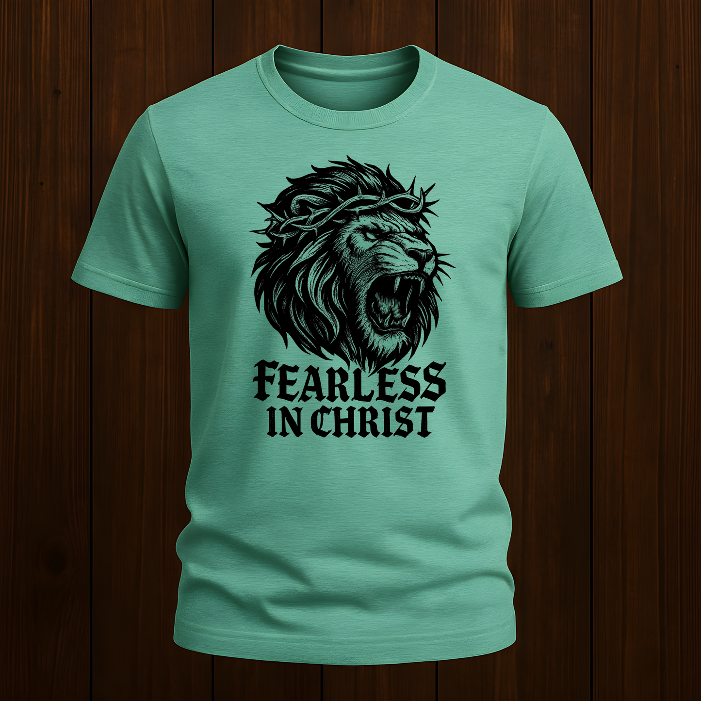 Fearless in Christ Lion T-Shirt