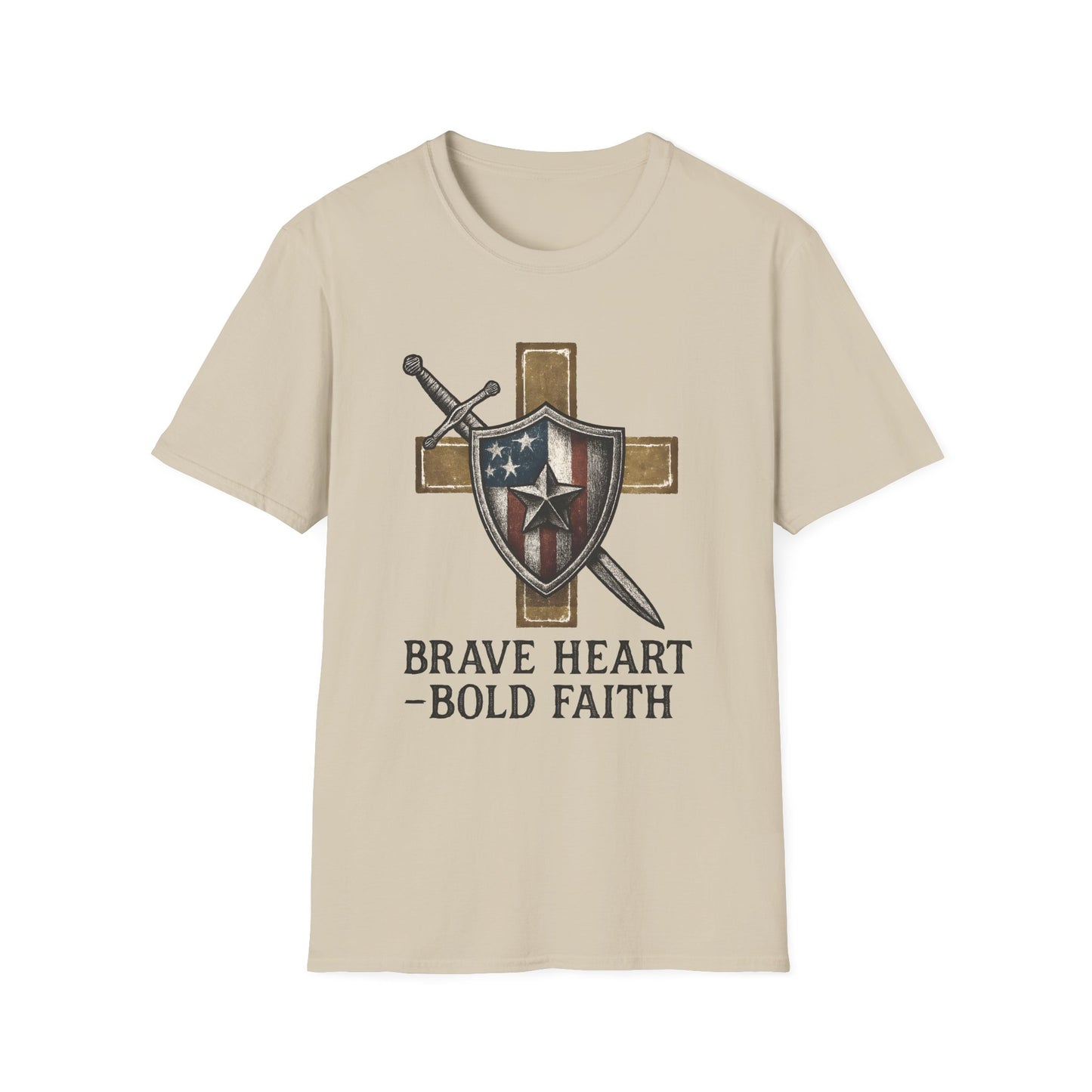 Brave Heart Bold Faith Tee