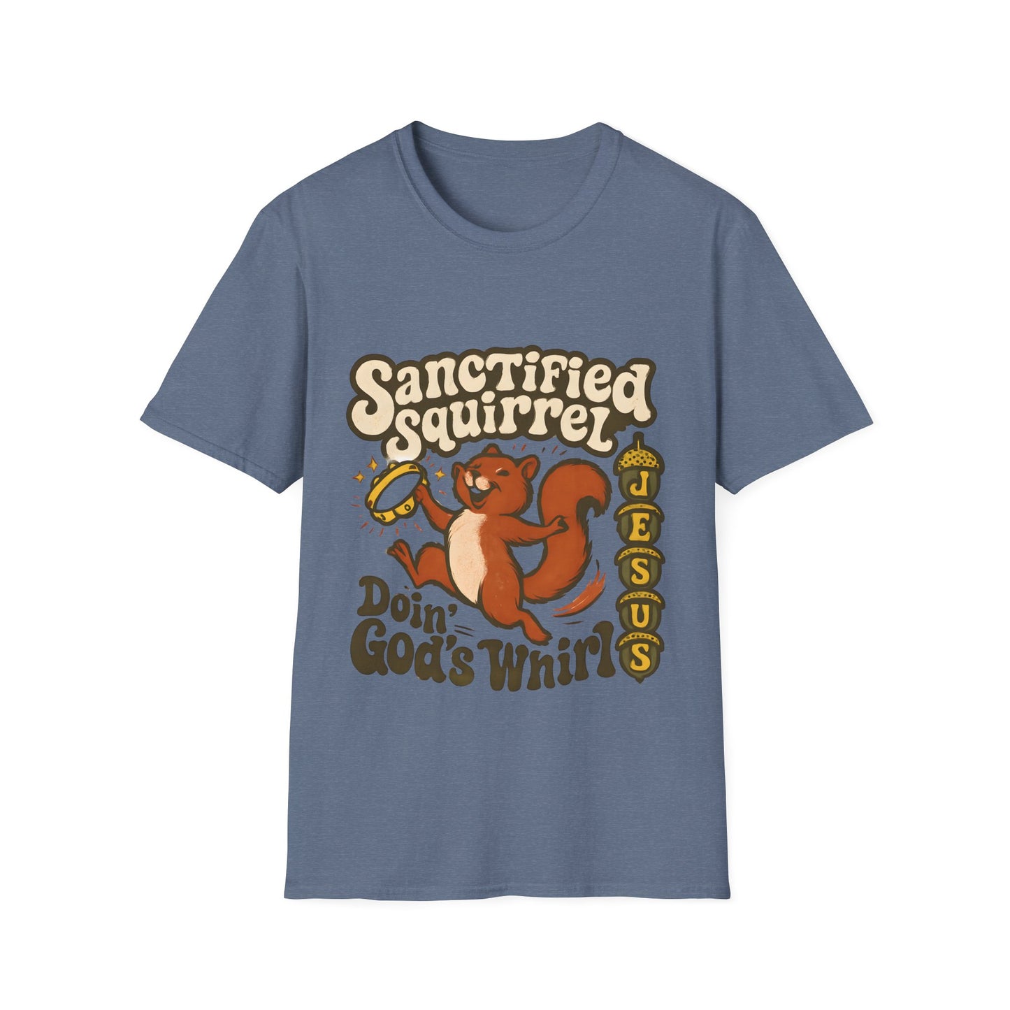 Sanctified Squirrel Jesus Graphic Tee