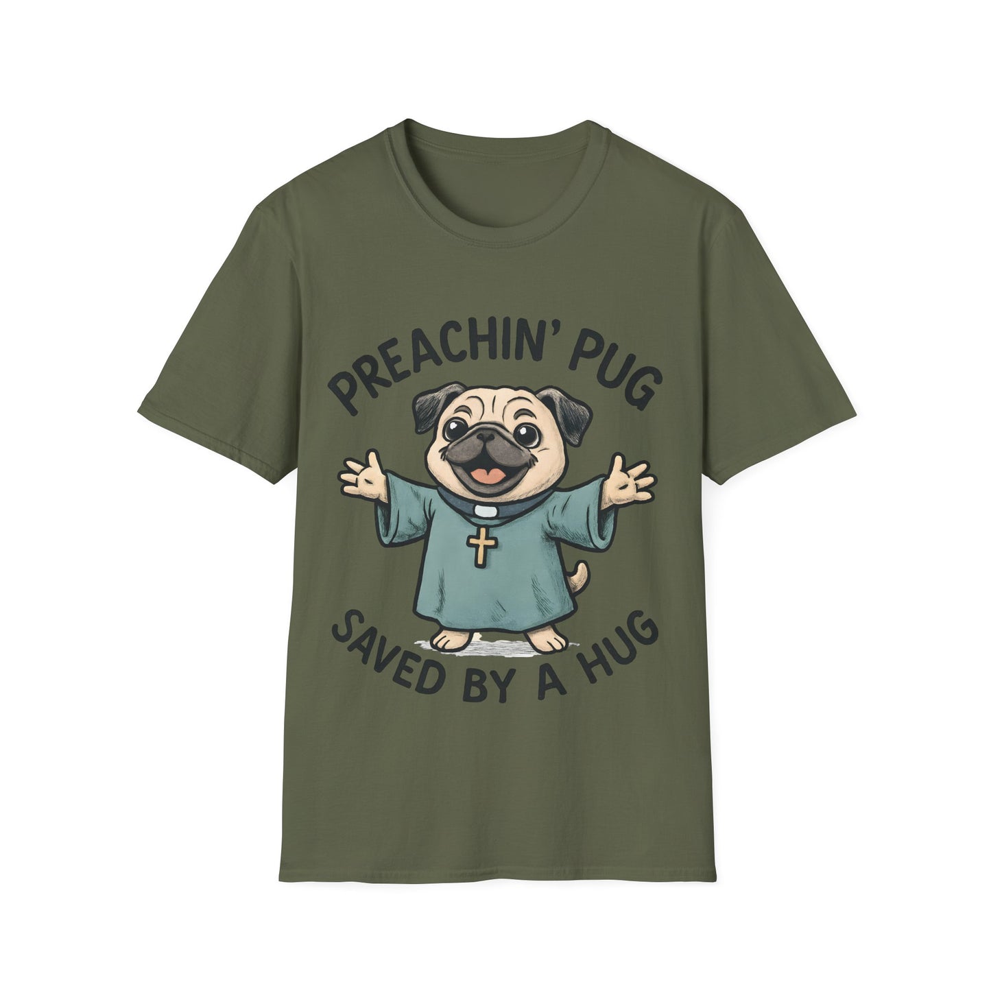 Preachin' Pug T-Shirt