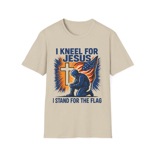 I Kneel for Jesus, I Stand for the Flag