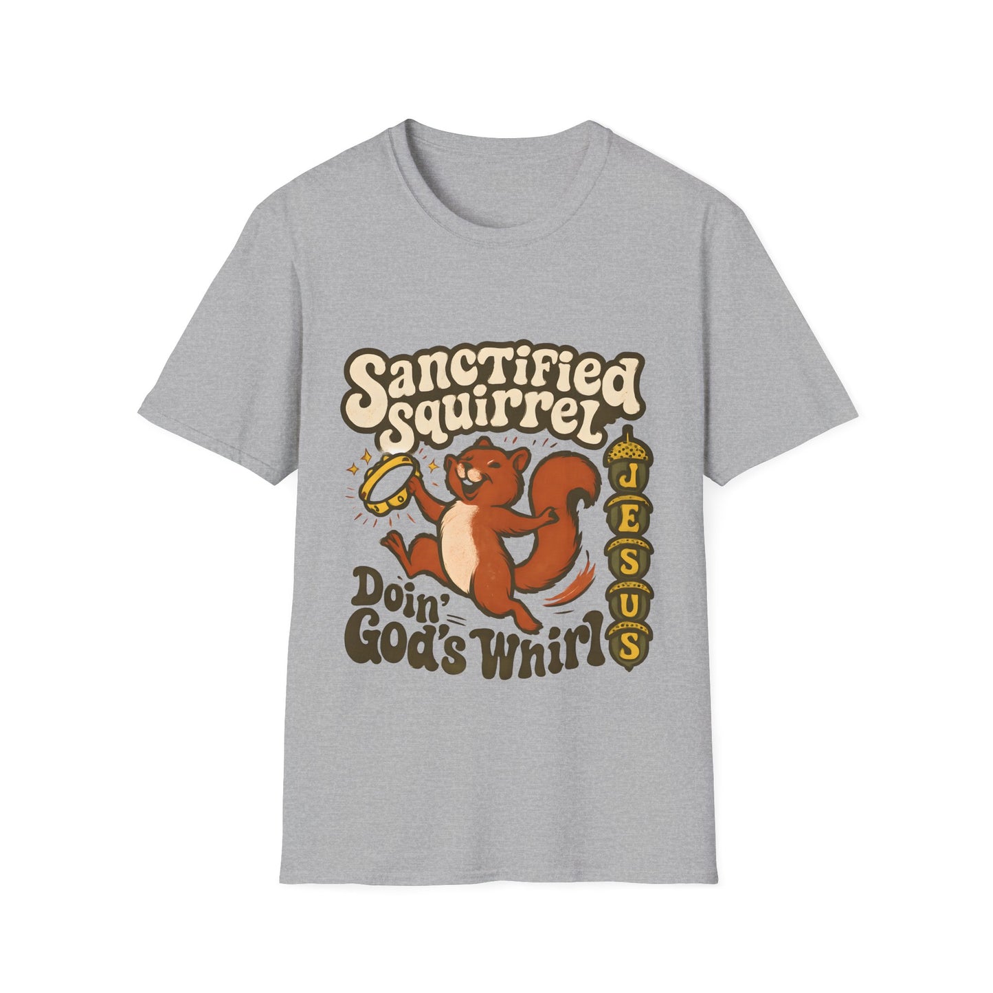 Sanctified Squirrel Jesus Graphic Tee