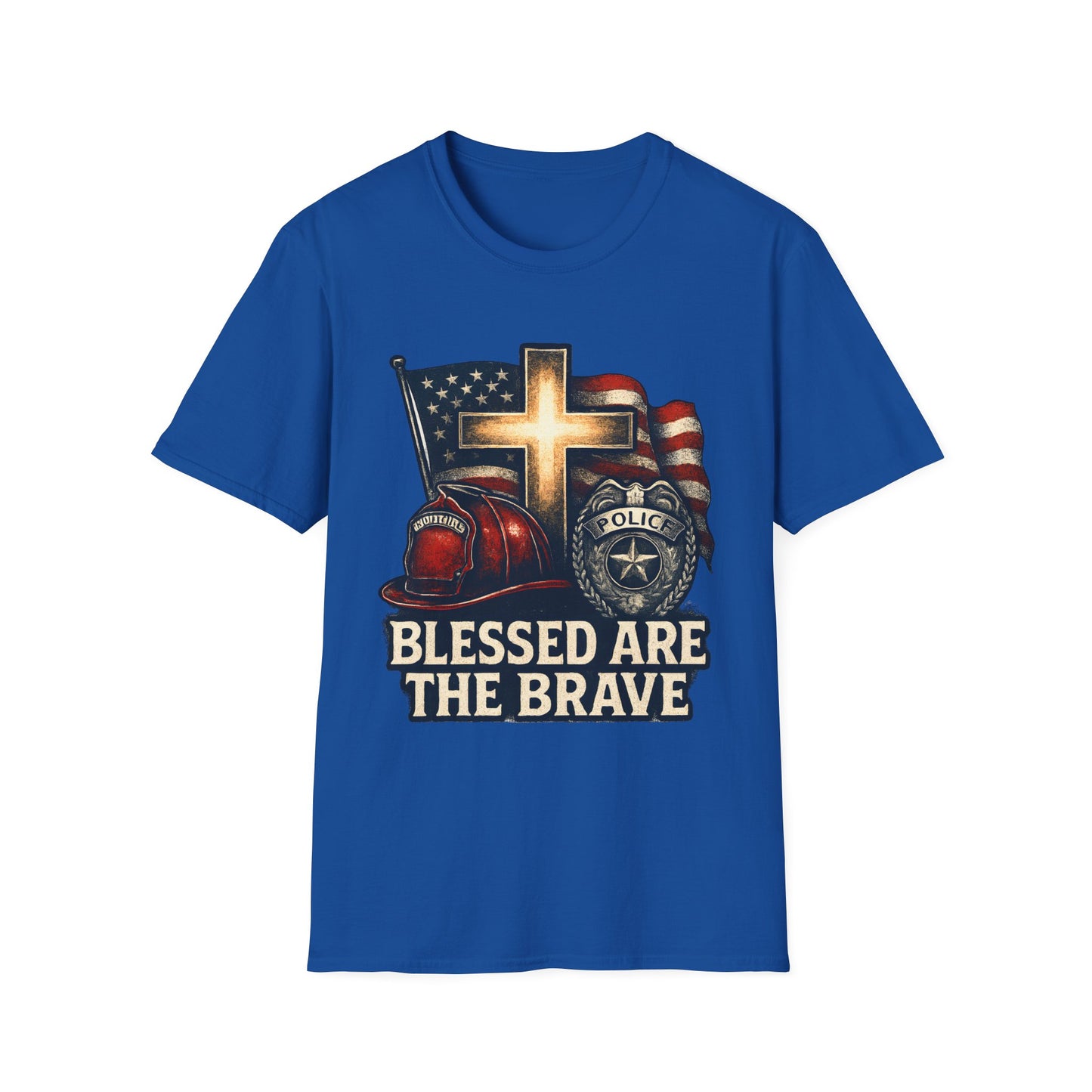 Blessed Are The Brave Firefighter and Police
