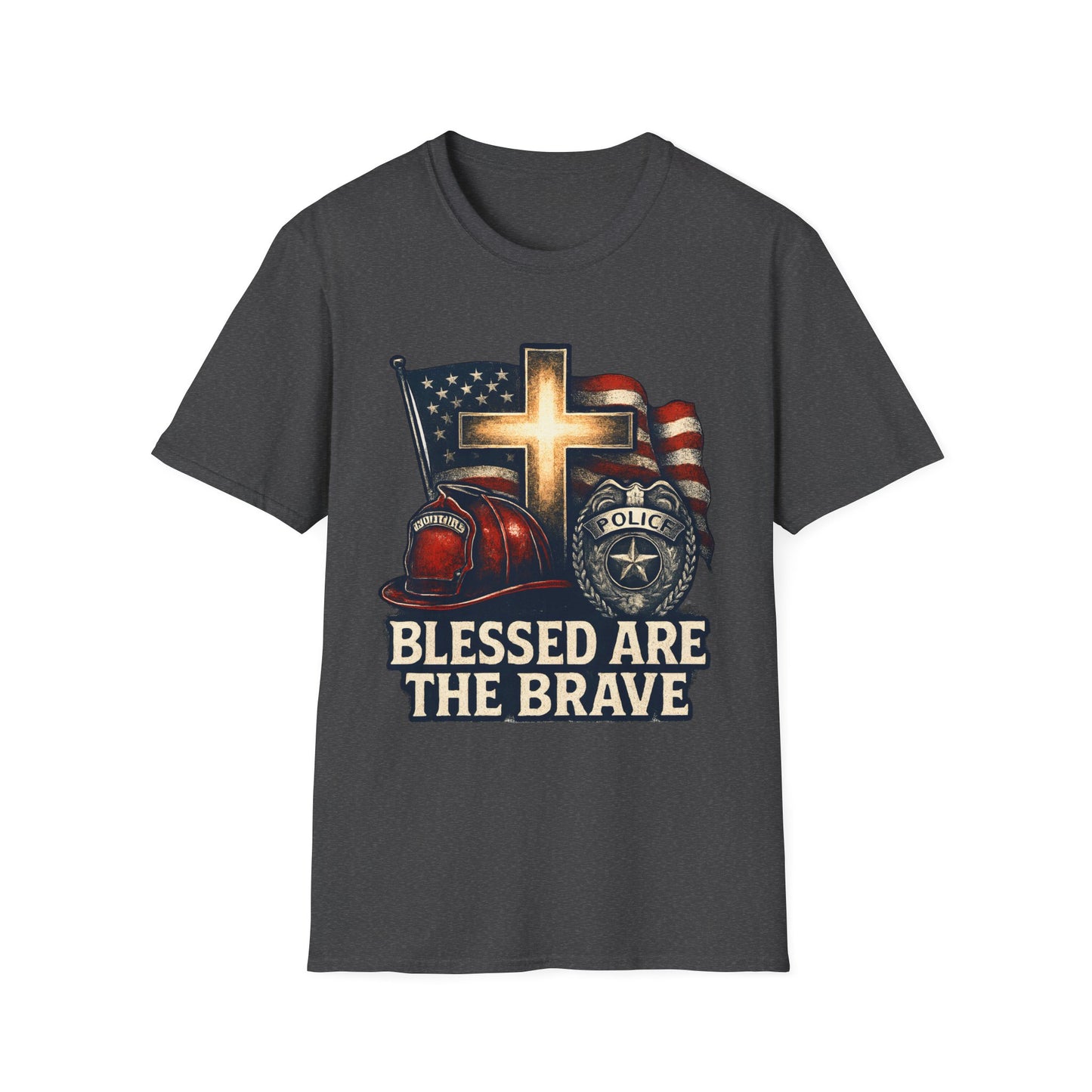Blessed Are The Brave Firefighter and Police