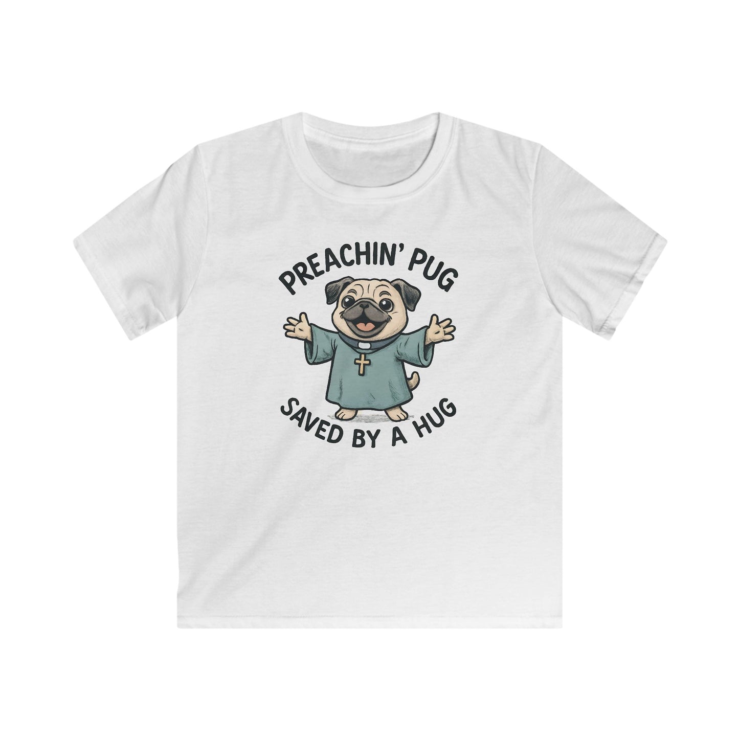 Kids Preachin' Pug Tee