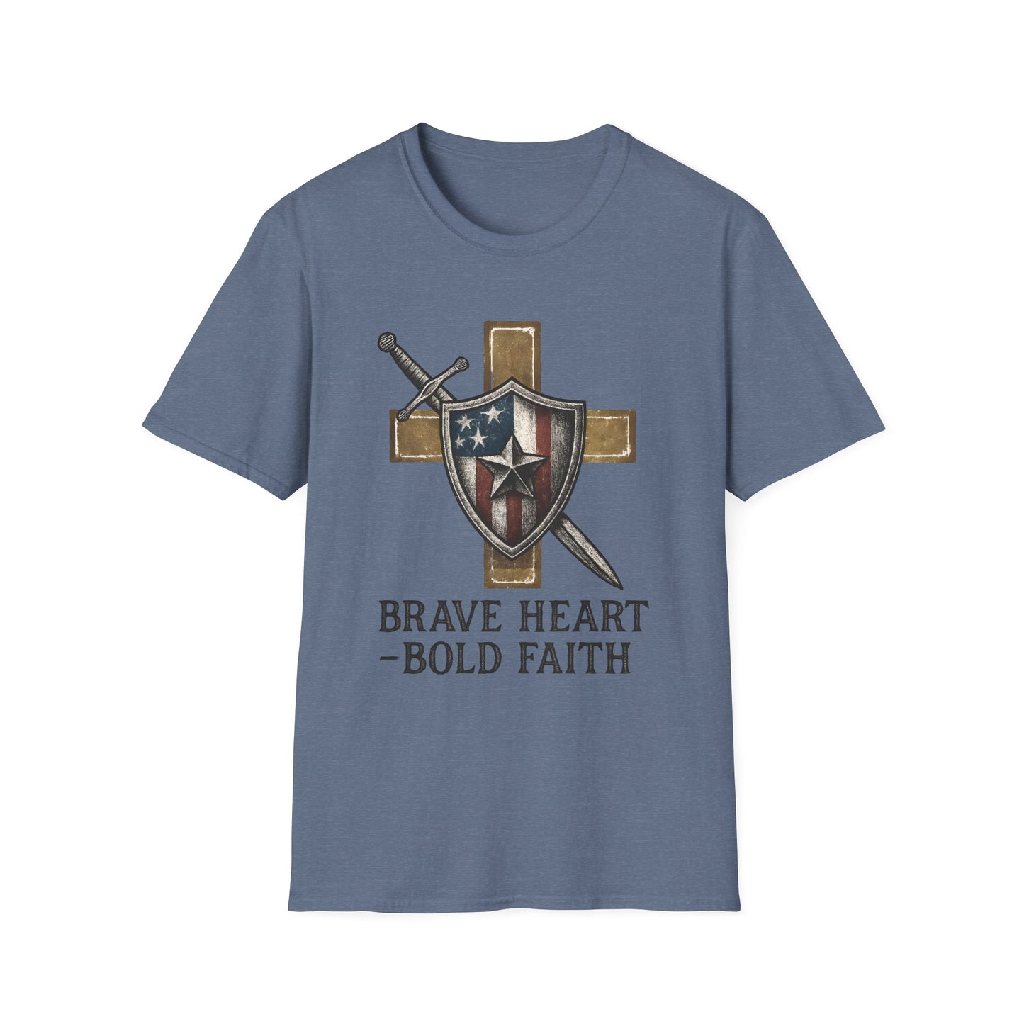 Brave Heart Bold Faith Tee