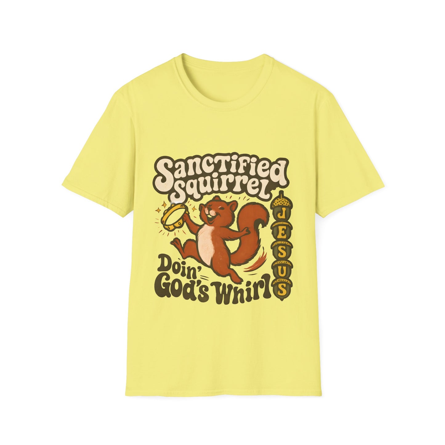 Sanctified Squirrel Jesus Graphic Tee