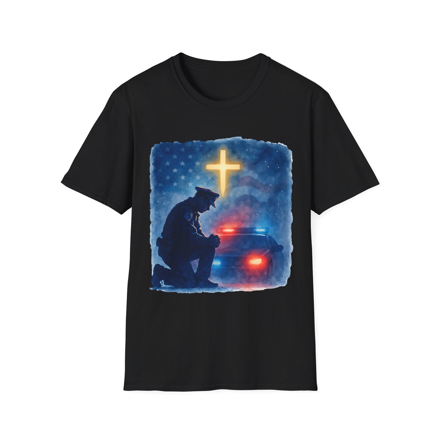 Police Kneeling at the Cross Tee