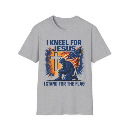 I Kneel for Jesus, I Stand for the Flag
