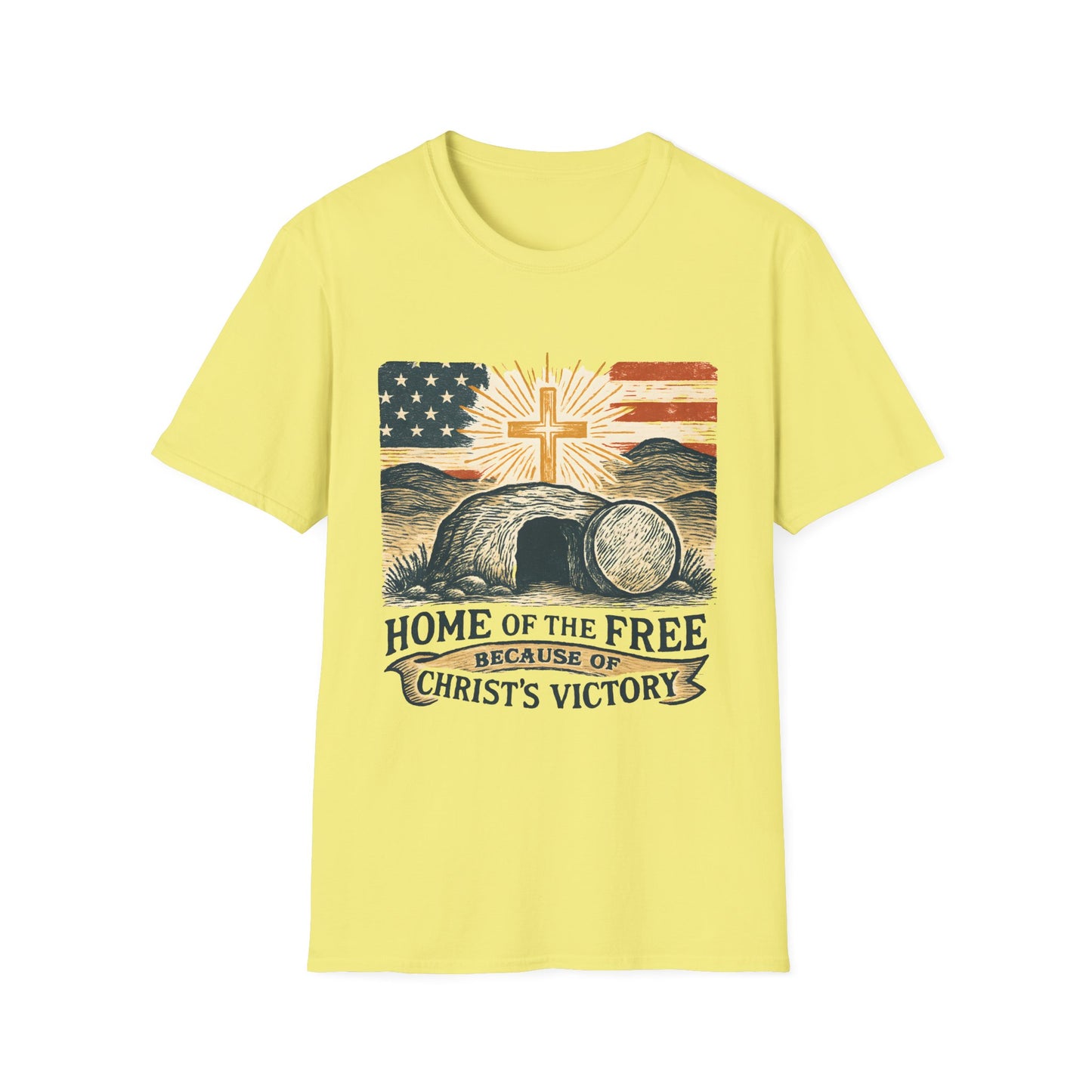 Home of the Free Christ's Victory Tee
