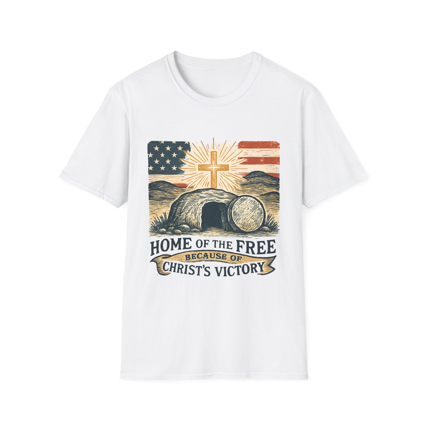 Home of the Free Christ's Victory Tee