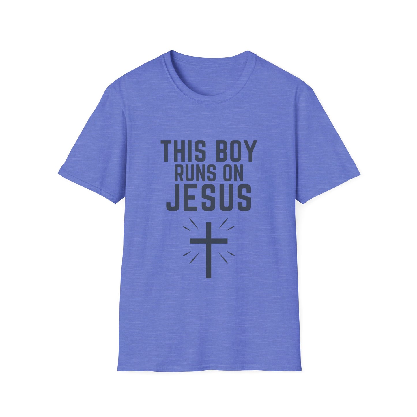 'This Boy Runs on Jesus' Tee
