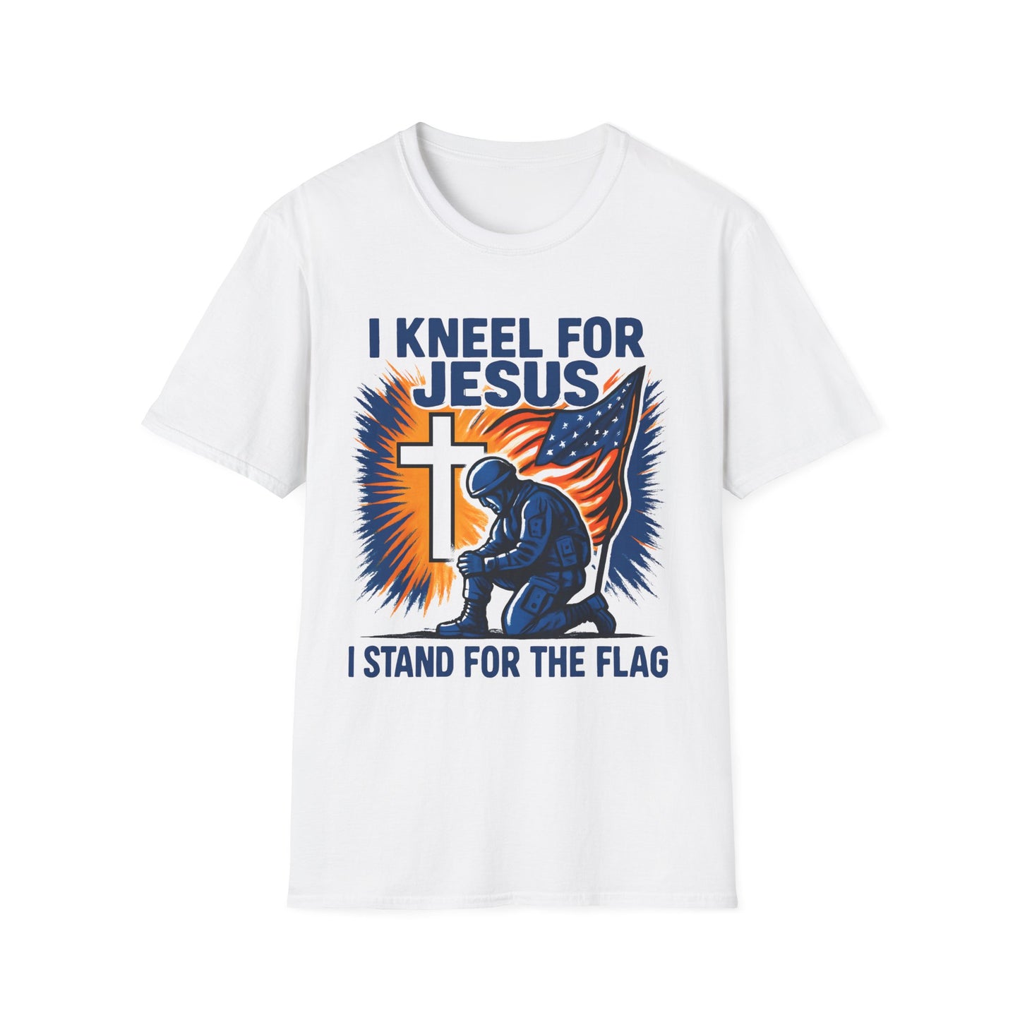I Kneel for Jesus, I Stand for the Flag