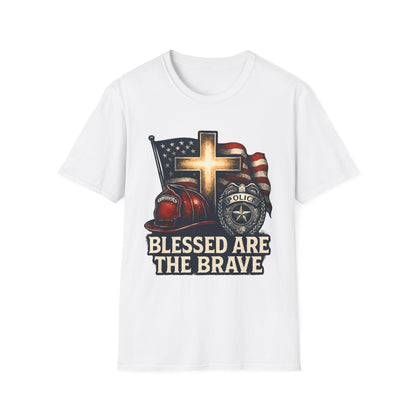 Blessed Are The Brave Firefighter and Police
