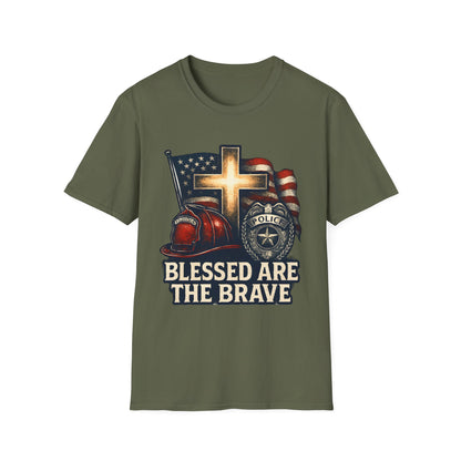 Blessed Are The Brave Firefighter and Police