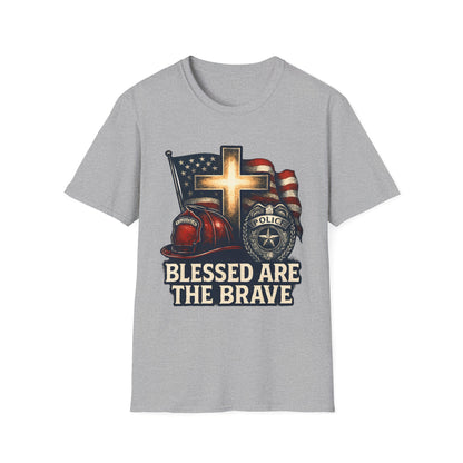 Blessed Are The Brave Firefighter and Police