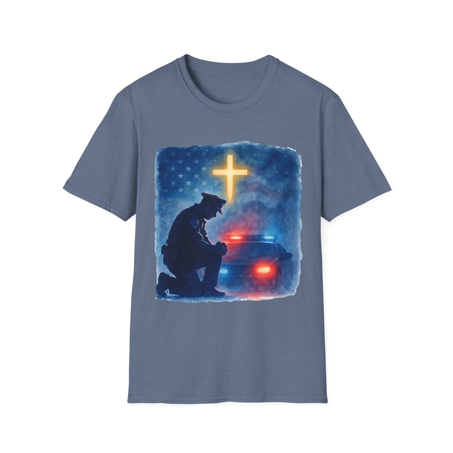Police Kneeling at the Cross Tee