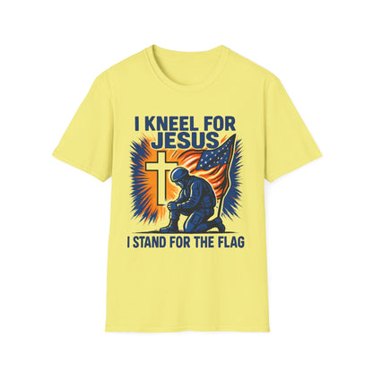 I Kneel for Jesus, I Stand for the Flag