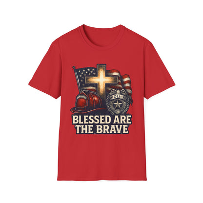 Blessed Are The Brave Firefighter and Police