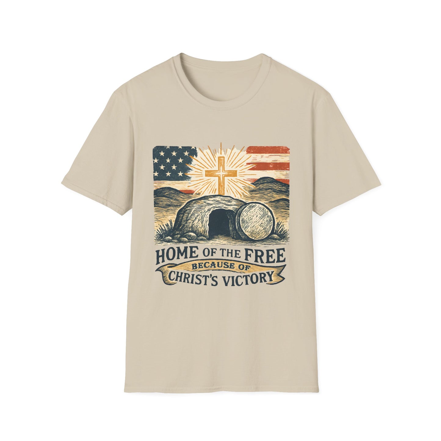 Home of the Free Christ's Victory Tee