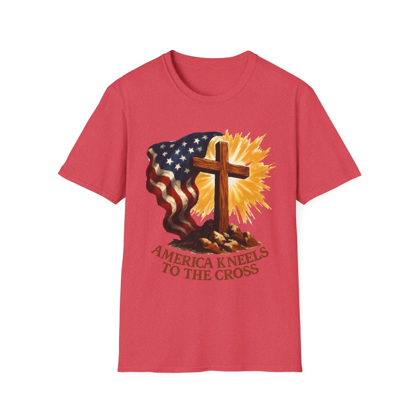America Kneels to the Cross Tee