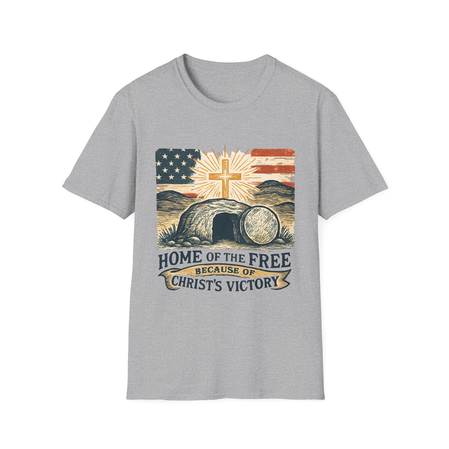 Home of the Free Christ's Victory Tee