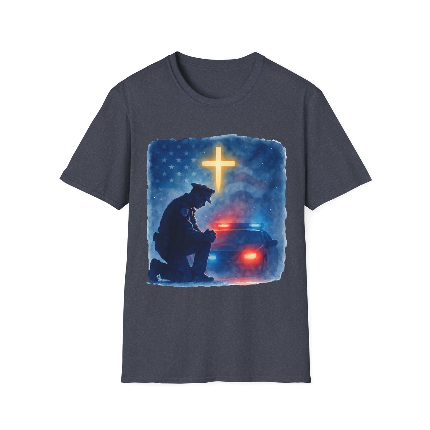Police Kneeling at the Cross Tee