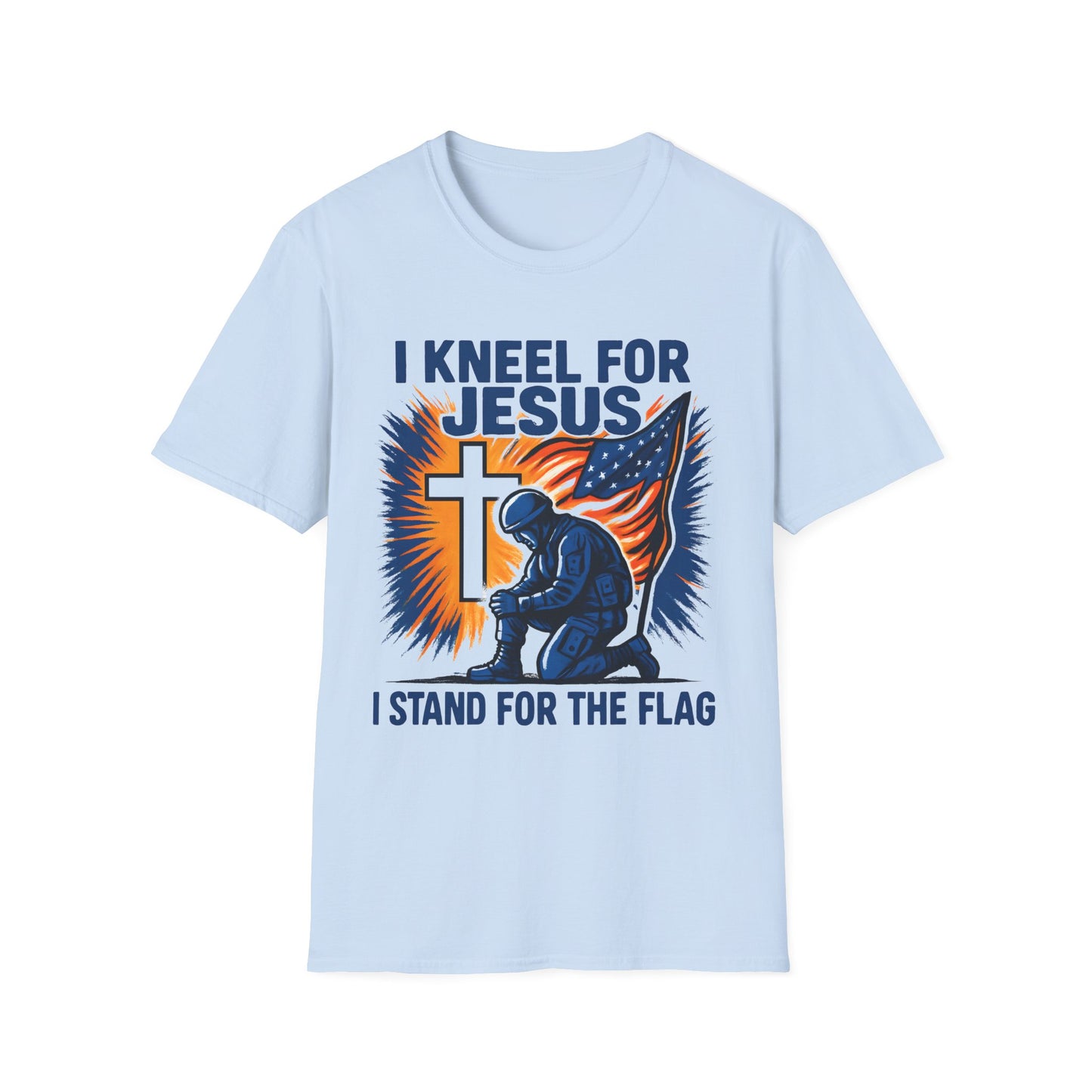I Kneel for Jesus, I Stand for the Flag