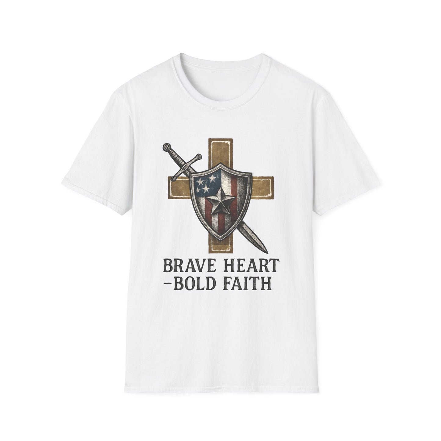 Brave Heart Bold Faith Tee