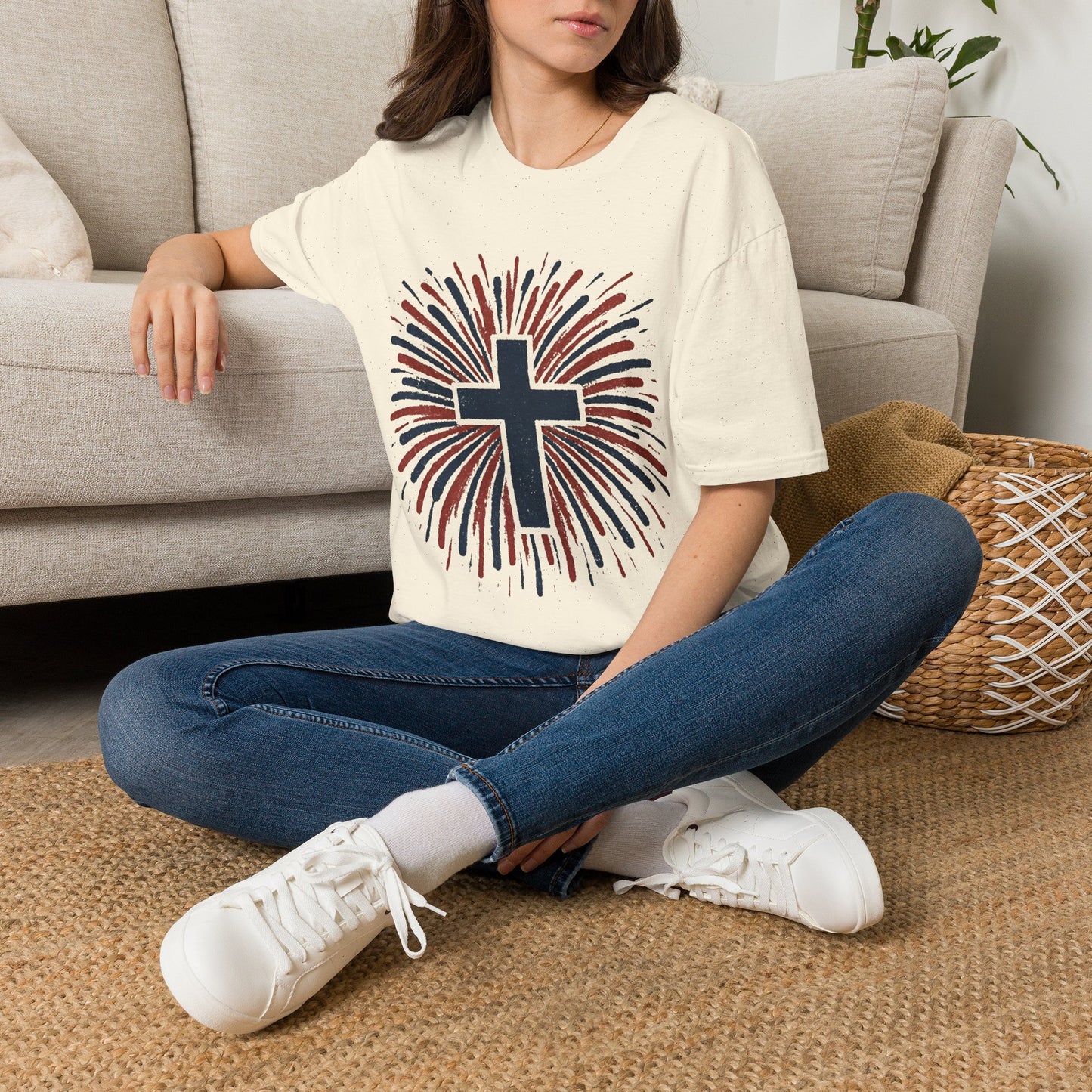 July 4th Cross Shirt
