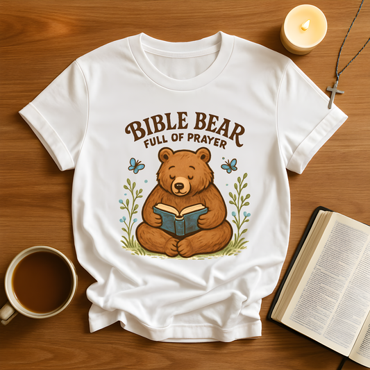 Bible Bear Prayer Kids Tee