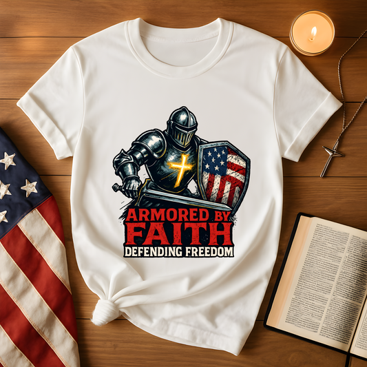 Armored by Faith T-Shirt